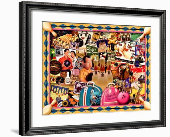 Spare Time Bowling-Kate Ward Thacker-Framed Giclee Print