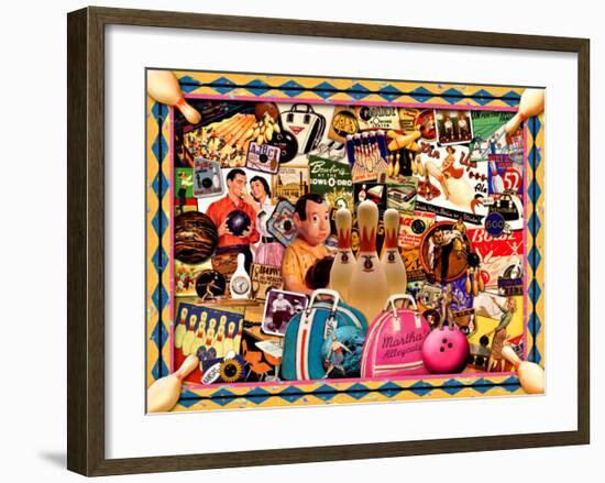 Spare Time Bowling-Kate Ward Thacker-Framed Giclee Print