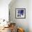 Sparkle Abstract II Blue-Silvia Vassileva-Framed Art Print displayed on a wall
