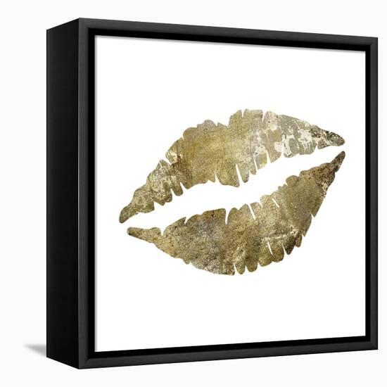 Sparkle Glam Lips-Melody Hogan-Framed Stretched Canvas