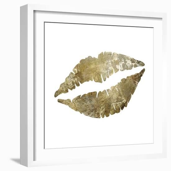 Sparkle Glam Lips-Melody Hogan-Framed Art Print