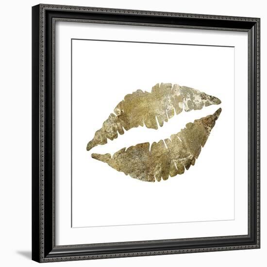 Sparkle Glam Lips-Melody Hogan-Framed Art Print