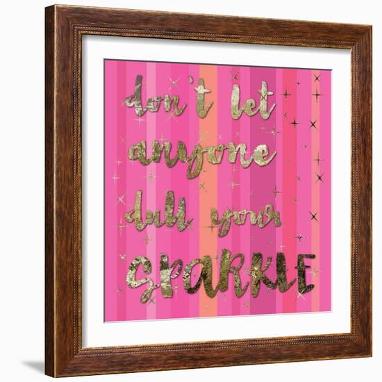 Sparkle Glam Pinks 2-Melody Hogan-Framed Art Print