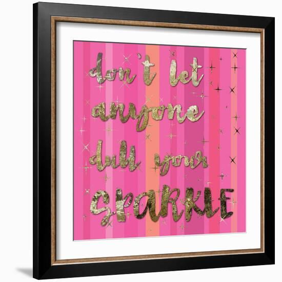 Sparkle Glam Pinks 2-Melody Hogan-Framed Art Print