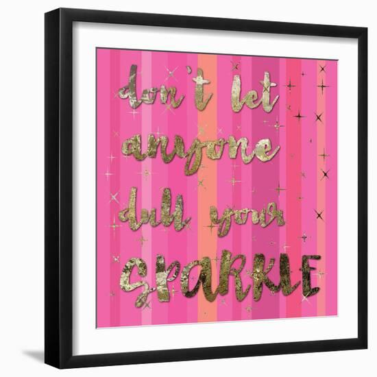 Sparkle Glam Pinks 2-Melody Hogan-Framed Art Print