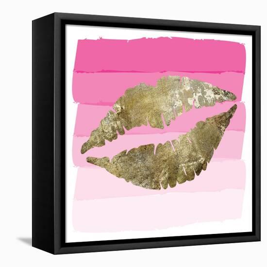 Sparkle Glam Pinks 4-Melody Hogan-Framed Stretched Canvas