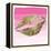 Sparkle Glam Pinks 4-Melody Hogan-Framed Stretched Canvas