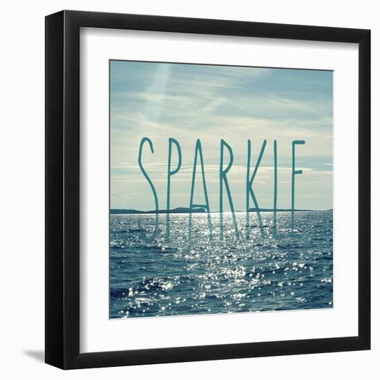 Sparkle In The Ocean-Sarah Gardner-Framed Art Print