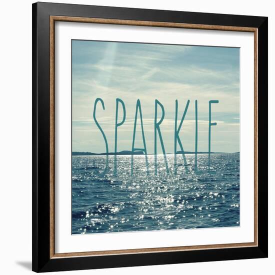 Sparkle In The Ocean-Sarah Gardner-Framed Art Print