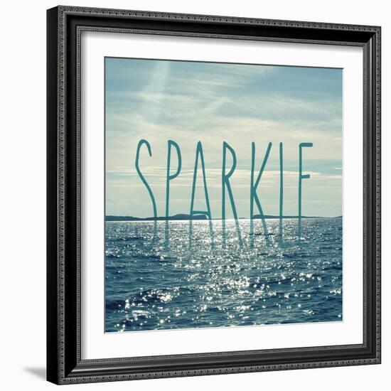 Sparkle In The Ocean-Sarah Gardner-Framed Art Print