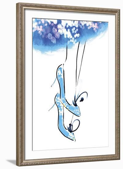 Sparkle Shoes-Johanna Fernihough-Framed Giclee Print