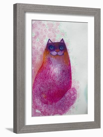 Sparkling Cat2-Oxana Zaika-Framed Giclee Print