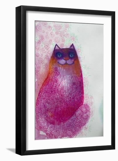 Sparkling Cat2-Oxana Zaika-Framed Giclee Print