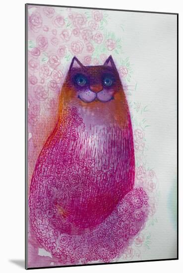 Sparkling Cat2-Oxana Zaika-Mounted Giclee Print