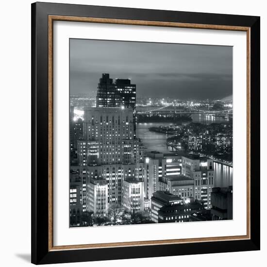 Sparkling City-Hakan Strand-Framed Giclee Print