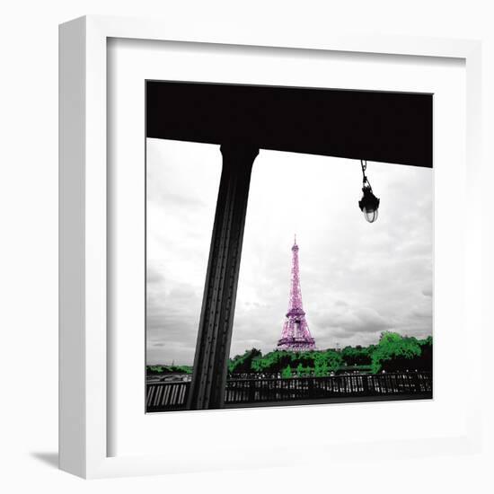 Sparkling Eiffel-Anne Valverde-Framed Art Print