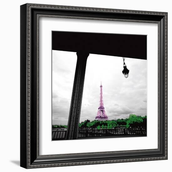 Sparkling Eiffel-Anne Valverde-Framed Art Print