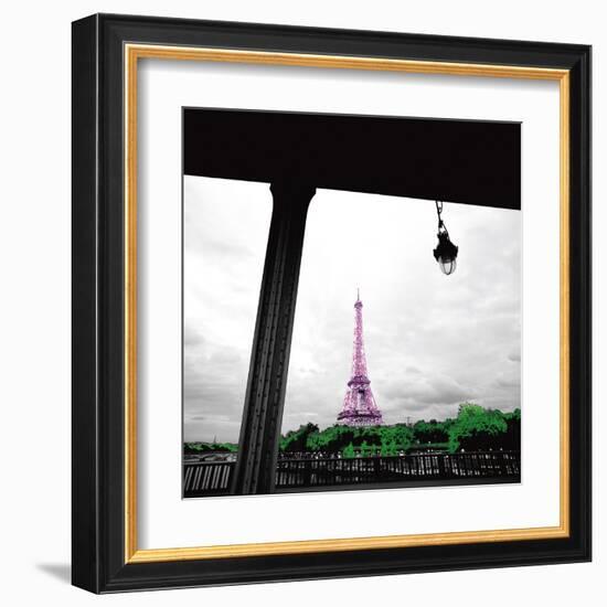 Sparkling Eiffel-Anne Valverde-Framed Art Print