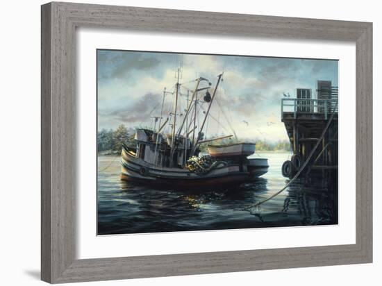 Sparkling Fish Nets-Nicky Boehme-Framed Giclee Print