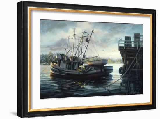 Sparkling Fish Nets-Nicky Boehme-Framed Giclee Print