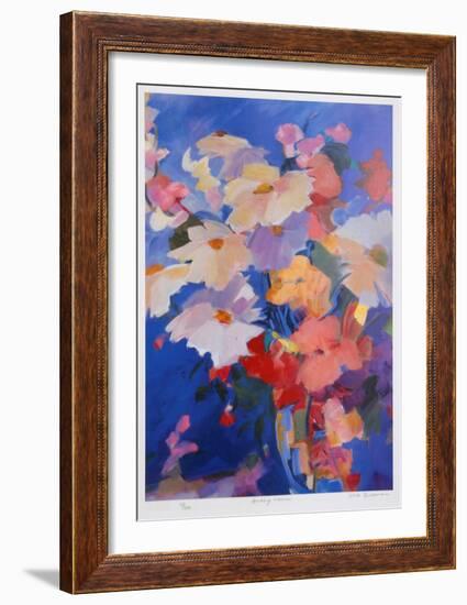 Sparkling Flowers-Zora Buchanan-Framed Collectable Print