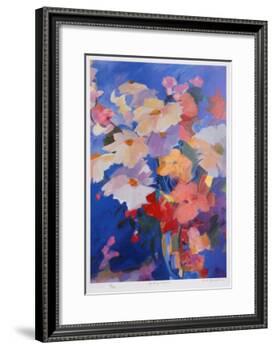 Sparkling Flowers-Zora Buchanan-Framed Collectable Print