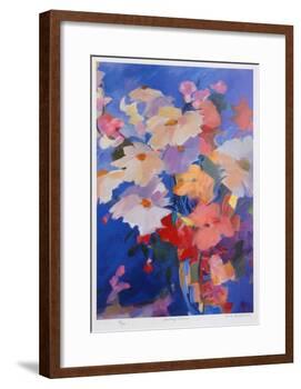 Sparkling Flowers-Zora Buchanan-Framed Collectable Print