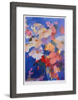 Sparkling Flowers-Zora Buchanan-Framed Collectable Print