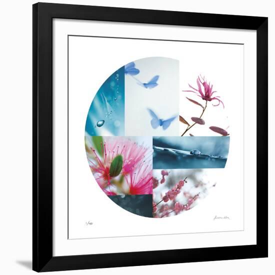 Sparkling Rise Circle-Florence Delva-Framed Giclee Print