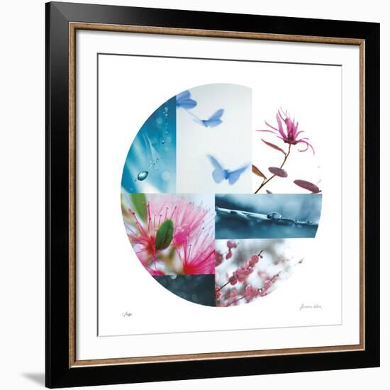 Sparkling Rise Circle-Florence Delva-Framed Giclee Print