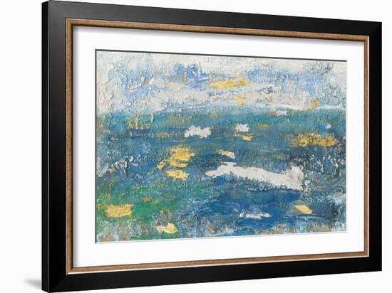 Sparkling Sea II-Lila Bramma-Framed Art Print