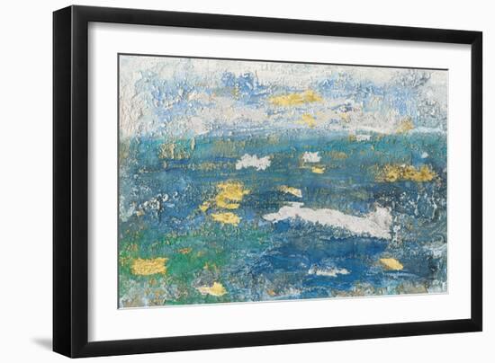 Sparkling Sea II-Lila Bramma-Framed Art Print