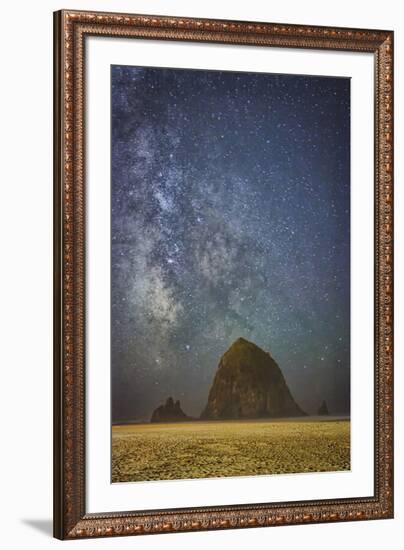 Sparkling Skies Over HaystacK-Don Schwartz-Framed Premium Giclee Print