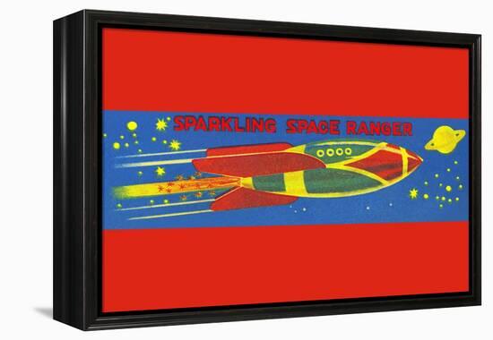 Sparkling Space Ranger-null-Framed Stretched Canvas