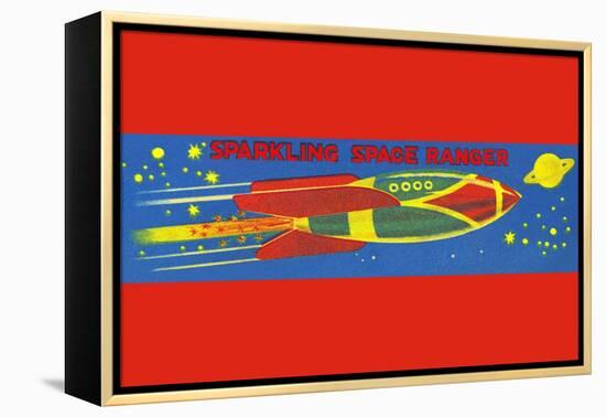 Sparkling Space Ranger-null-Framed Stretched Canvas