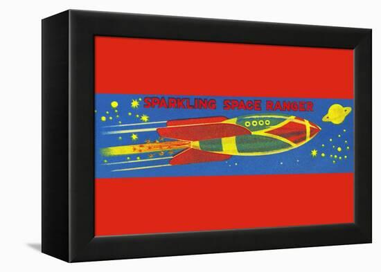 Sparkling Space Ranger-null-Framed Stretched Canvas