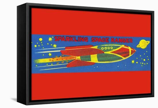 Sparkling Space Ranger-null-Framed Stretched Canvas