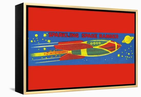 Sparkling Space Ranger-null-Framed Stretched Canvas