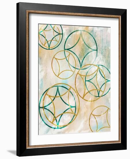 Sparkling Spheres 1-Cynthia Alvarez-Framed Art Print