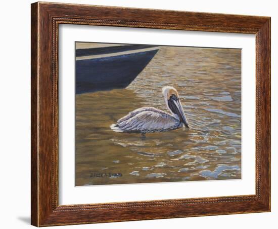 Sparkling Water Pelican-Bruce Dumas-Framed Giclee Print
