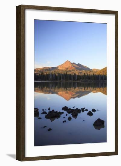 Sparks Lake with Broken Top, Deschutes National Forest Oregon, USA-Jamie & Judy Wild-Framed Photographic Print