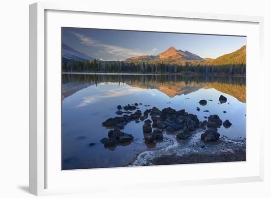 Sparks Lake with Broken Top, Deschutes National Forest Oregon, USA-Jamie & Judy Wild-Framed Photographic Print