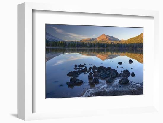 Sparks Lake with Broken Top, Deschutes National Forest Oregon, USA-Jamie & Judy Wild-Framed Photographic Print