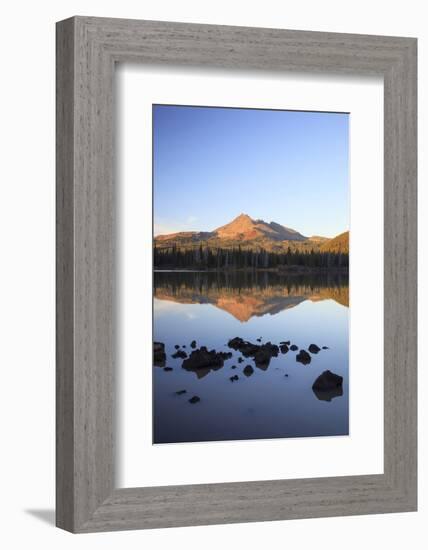 Sparks Lake with Broken Top, Deschutes National Forest Oregon, USA-Jamie & Judy Wild-Framed Photographic Print