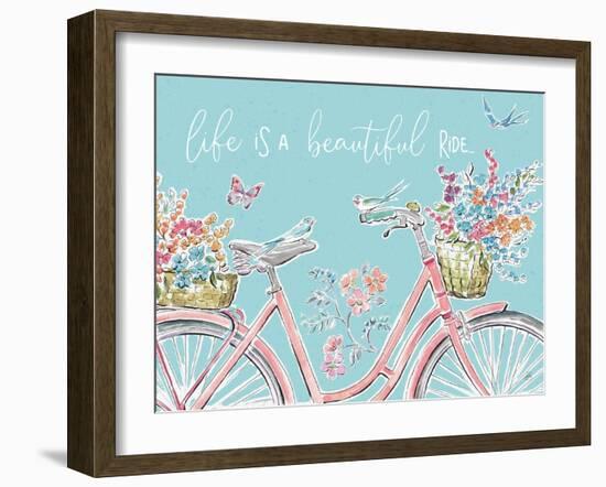 Sparrow Spring III Crop-Daphne Brissonnet-Framed Art Print