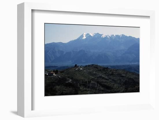 Sparta, Greece and valley of the River Eurotas, with Taiyrtos mountains beyond, c20th century-CM Dixon-Framed Photographic Print