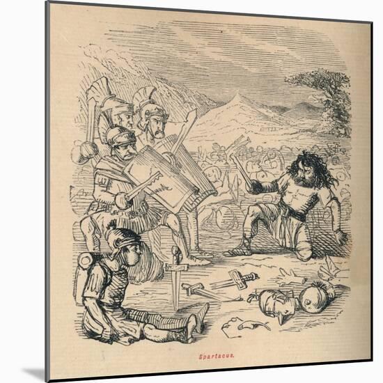 'Spartacus', 1852-John Leech-Mounted Giclee Print