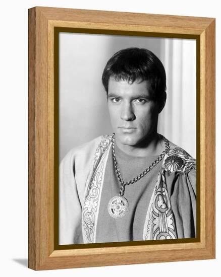 Spartacus by Stanley Kubrik with John Gav 1960 (b/w photo)-null-Framed Stretched Canvas