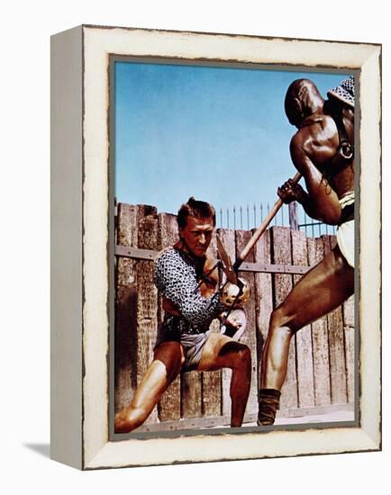 Spartacus, Kirk Douglas, Woody Strode, 1960-null-Framed Stretched Canvas