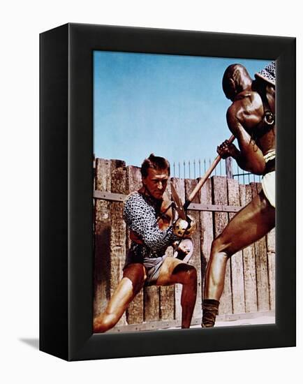 Spartacus, Kirk Douglas, Woody Strode, 1960-null-Framed Stretched Canvas